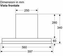 Carica l'immagine nel visualizzatore di Gallery, CAPPA A SCOMPARSA BOSCH 60