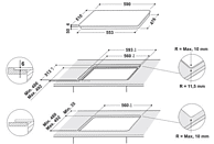 Carica l'immagine nel visualizzatore di Gallery, PIANO INDUZIONE HOTPOINT HQ2260SNE
