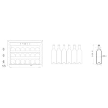 Carica l'immagine nel visualizzatore di Gallery, CANTINA CORNICE ACCIAIO PANDO PVMAVP4518XL