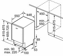 Carica l'immagine nel visualizzatore di Gallery, BOSCH LAVASTOVIGLIE SCOMPARSA TOTALE DA 45 SRV2HKX41E
