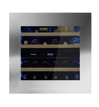 Carica l'immagine nel visualizzatore di Gallery, CANTINA VETRO NERO PANDO PVMAV6025CRL