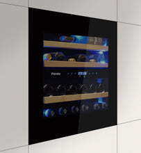 Carica l'immagine nel visualizzatore di Gallery, CANTINA VETRO NERO PANDO PVMAV6025CRL