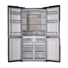 Carica l'immagine nel visualizzatore di Gallery, GRF FRIGO 4 PORTE 90 VETRO NERO CA91831BG