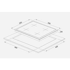 PIANO INDUZIONE SILVERLINE IH5445B01