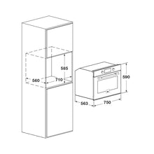 Carica l&#39;immagine nel visualizzatore di Gallery, FORNO DA 75 FULGOR FUO 7509 MT MBK
