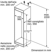 Carica l&#39;immagine nel visualizzatore di Gallery, BOSCH FRIGORIFERO COMBINATO NOFROST KIN86VSE0
