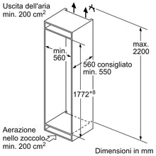 Carica l&#39;immagine nel visualizzatore di Gallery, BOSCH FRIGORIFERO COMBINATO KIV86NSF0
