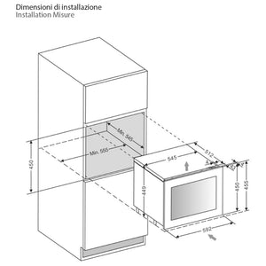 CANTINA CORNICE ACCIAIO PANDO PVMAVP4518XL