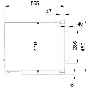 CANTINA CORNICE ACCIAIO PANDO PVMAVP4518XL