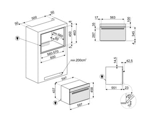 SMEG ABBATTITORE SBC4604WNR