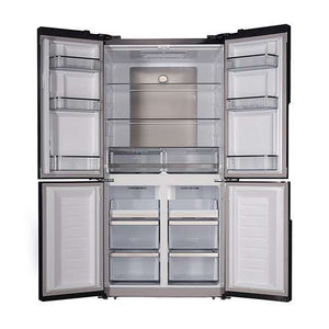 GRF FRIGO 4 PORTE 90 VETRO NERO CA91831BG