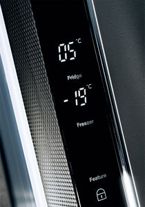 GRF FRIGO 4 PORTE 90 VETRO NERO CA91831BG