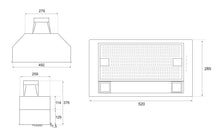 Carica l&#39;immagine nel visualizzatore di Gallery, CAPPA INCASSO AIRFORCE MODULO C
